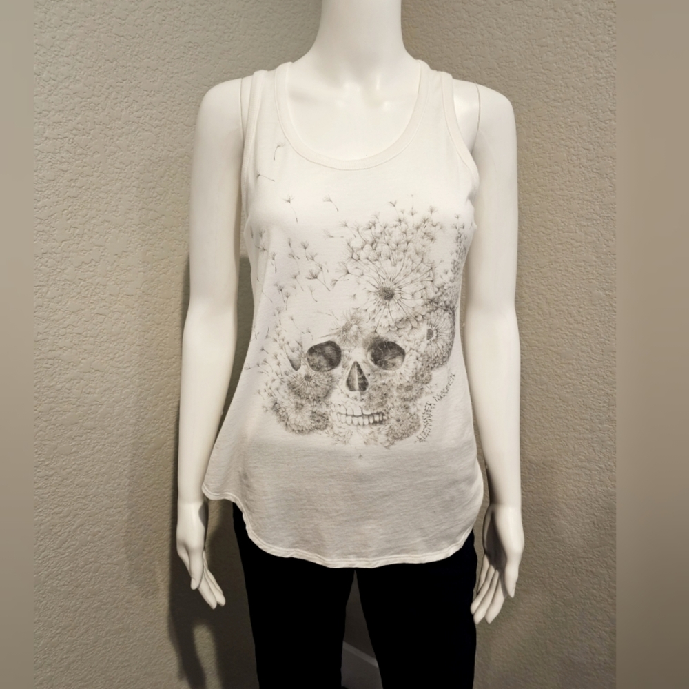 ALEXANDER MCQUEEN skull tank top t-shirt